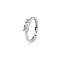 Anello Bliss Donna Bl dream in Oro bianco Diamante 0.18 Ct 20106310 - 20106310